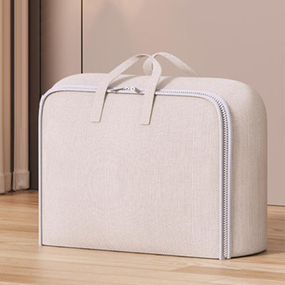 Heavy Duty Storage With Reinforced Handles Extra Large Storage Bags For Clothes Tote Bag Thickened Double Zipper For Space Saving Travel
