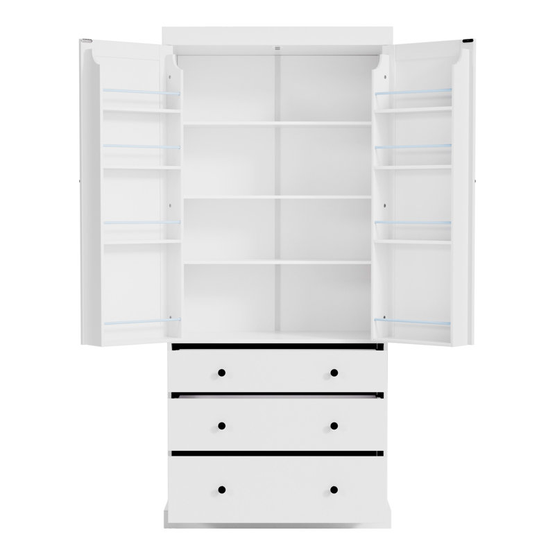 Garde-manger campagnard 77 pouces Topmax, Blanc