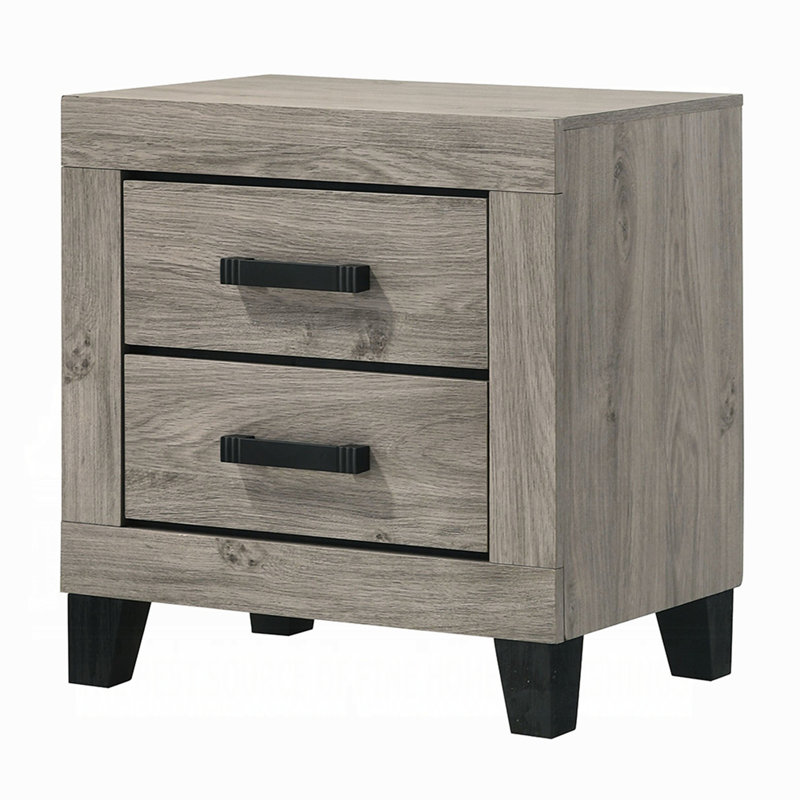 Paxton Wooden Nightstand with 2 Drawers