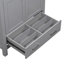 Meuble-lavabo gris 30 po avec lavabo simple