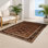 Tapis turc intérieur et extérieur brun