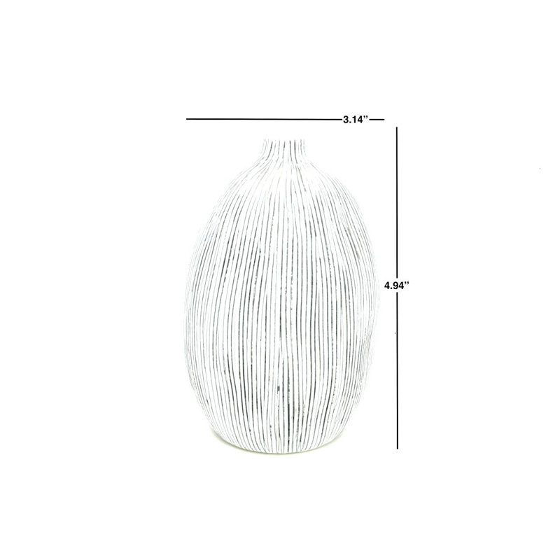 Vase de table Ameela, Gris