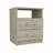 2-Drawer 1-Shelf Rectangle Nightstand