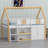 Space-Saving Low Loft Bed Featuring Staircase Storage, Built-in Shelves, Cabinets, and Ambient LEDs