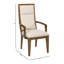 Chaise avec accoudoirs rembourrée Keithon
