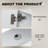 20" Freestanding Vanity with Ceramic Sink & Adjustable Shelf