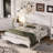 Wooden Bed with Slat Support-1454377694