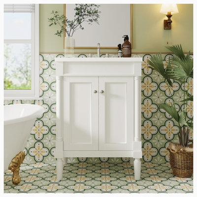 Meuble-lavabo simple avec plateau Domnik 24,00