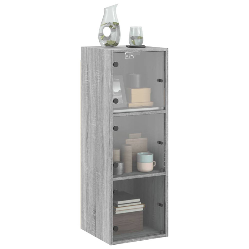 Masja Rectangle Accent Cabinet, Grey Sonoma