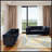 FX-P83-2PC Velvet Sofa , Modern Sofa With Plush Cushions & Metal Legs For Stylish Living Rooms