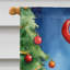 Drapeau de Noël maison de renne-112702246