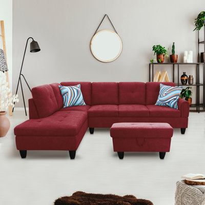 Gonen Upholstered L-Shaped Sectional