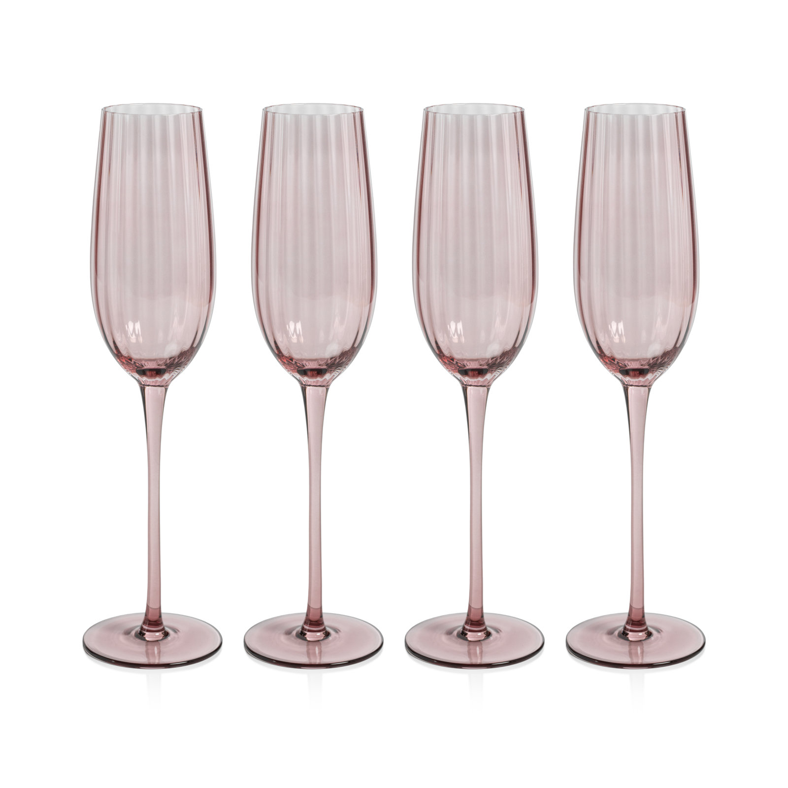 Malden Optic Champagne Flutes, Set of 4, Wine