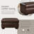  Holmes Leather Upholstered Ottoman-1136293849