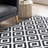 Kellee SpinClean Machine Washable Modern Diamonds Area Rug-758681015