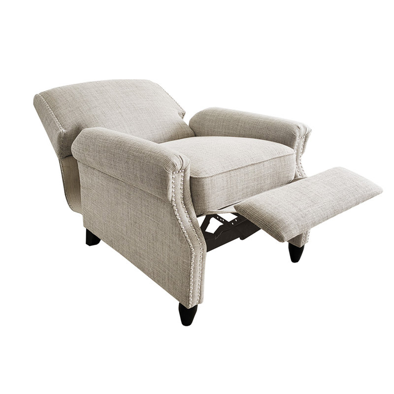 Fauteuil inclinable Mederos, Mélange de polyester sable