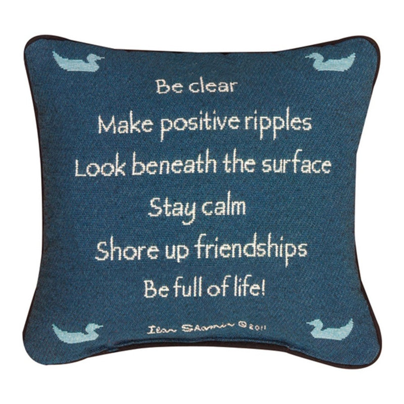 Coussin décoratif manuel 12 "x 12"