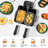 Costway 1700 W 5 3 Basket Cool Touch Indoor Turkey Fryer Deep Fryer with Timer