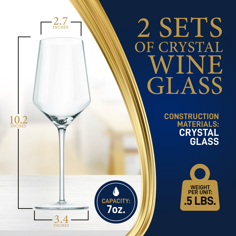 Ensemble de verres 7 oz Elegant
