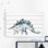 Reproduction de dinosaure Gadberry Spiked sur bois blanc