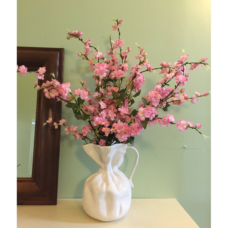 Branche de pulvérisation en fleur 6 pièces, Rose