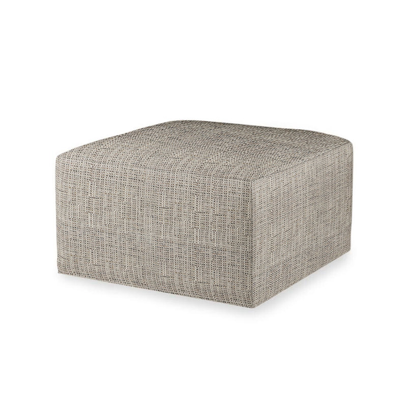 Rio Outdoor Ottoman, Beige 71627L22