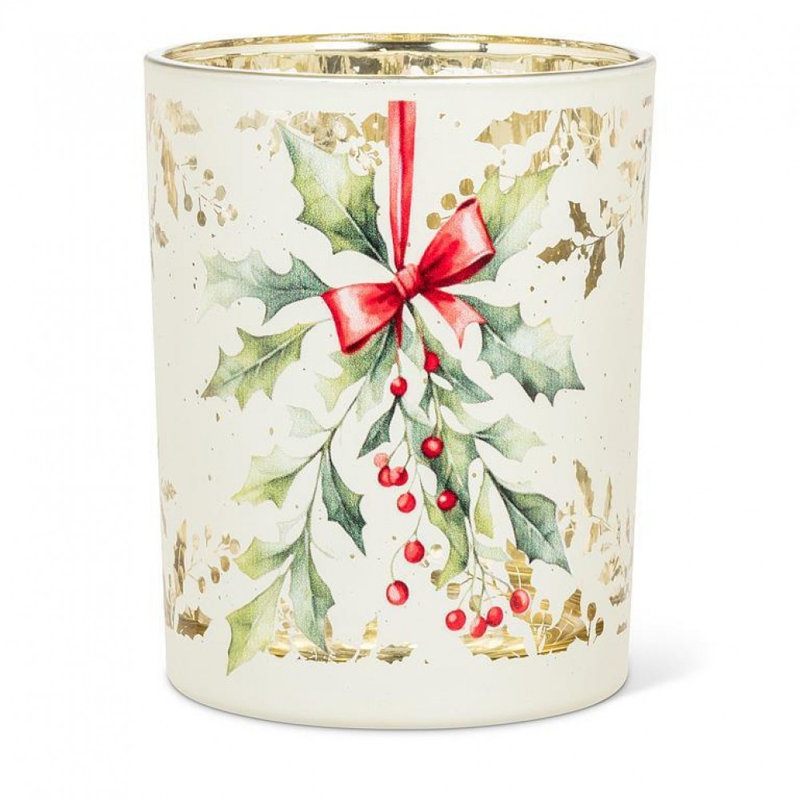 Medium Holly Candle Holder