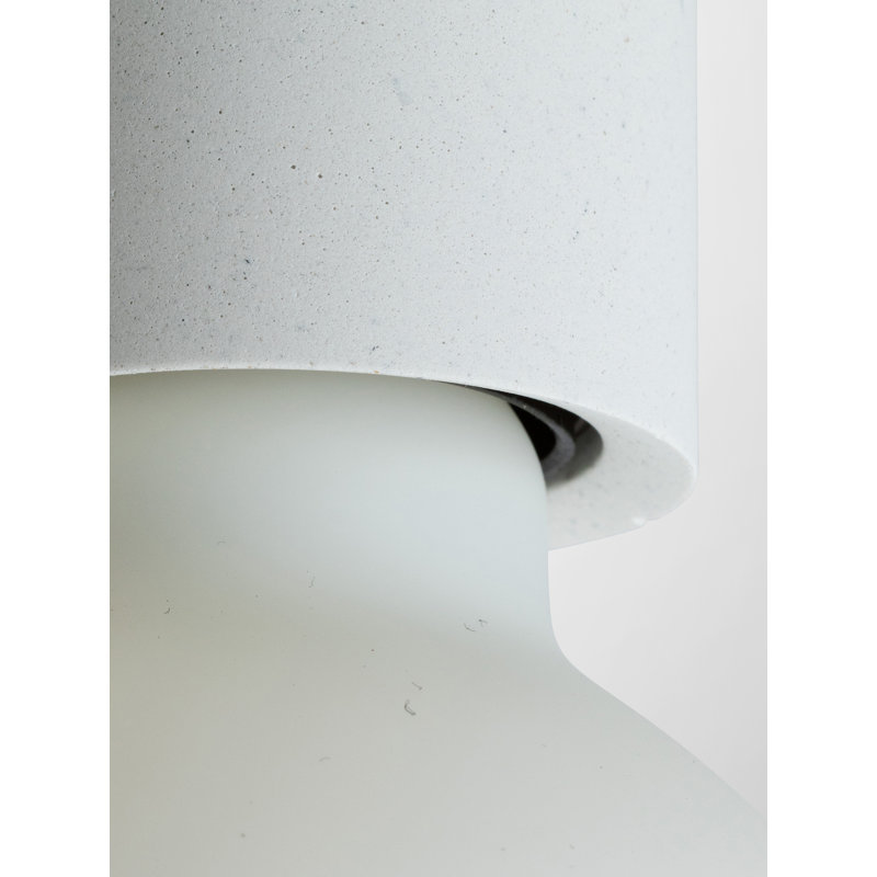 Abriona 1 - Light Bulb Pendant, White