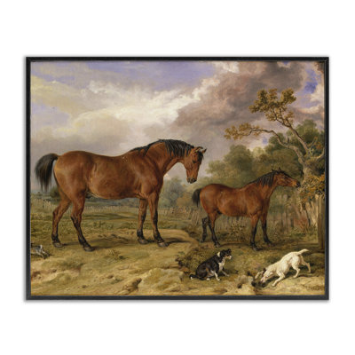 Portrait classique de chevaux, estampe numérique, conception de Tina LeCour