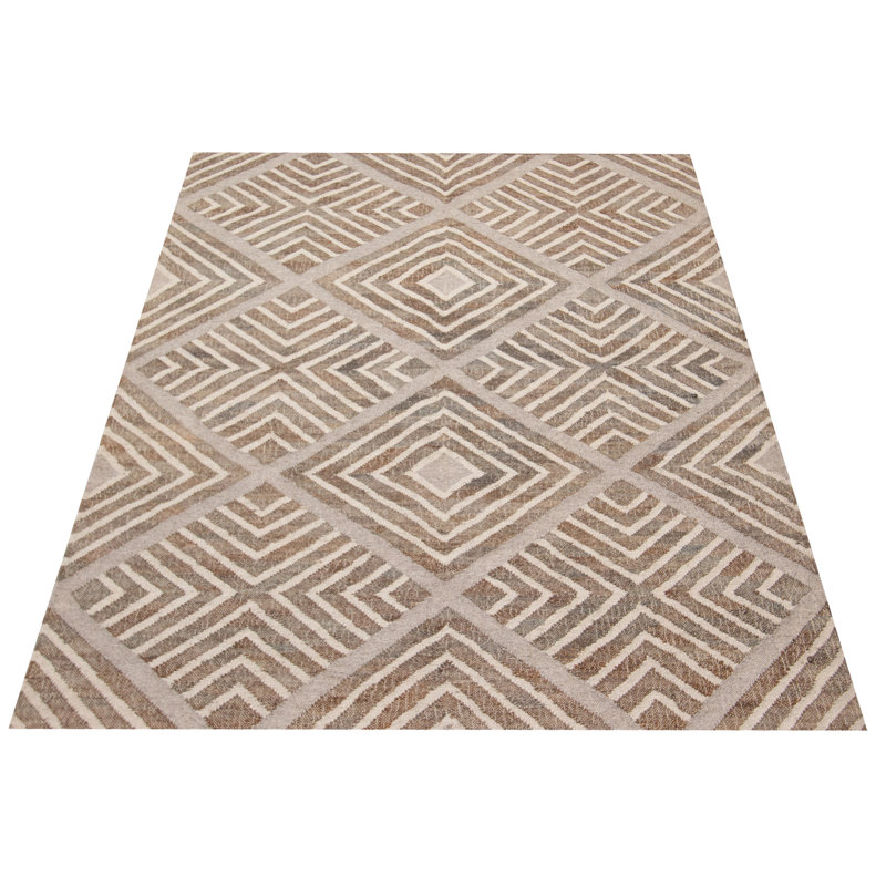 Kilim brun foncé Palas Denizli 5 pi 4 po x 7 pi 7 po