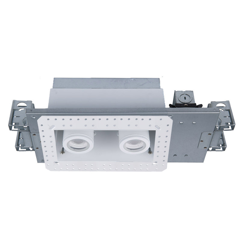 Silo Air-Tight Recessed Lighting Housing for New Construction, 2700K, 10W, White/White