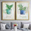Basilic en pot - Ensemble de 2 peintures sur toiles-1337201795-1337202045
