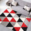 Ginnifer Geometric Shag Area Rug-2146354496