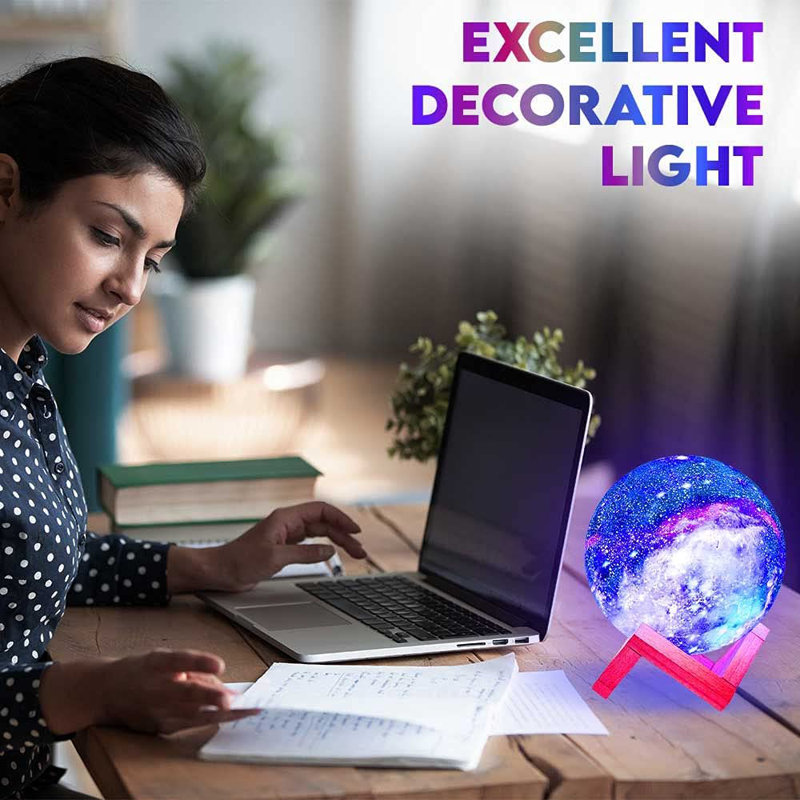 Himalayan Glow Night Light 16 Colour Multi Colour Changing Galaxy Lamp