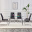 Chaises de salle à manger en similicuir, chaises d'appoint (ensemble de 8)-89446617-89446615-89446614