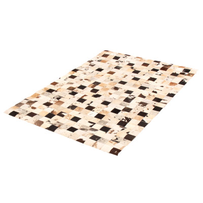 Sawbridgeworth Cowhide Patchwork Indoor Rug