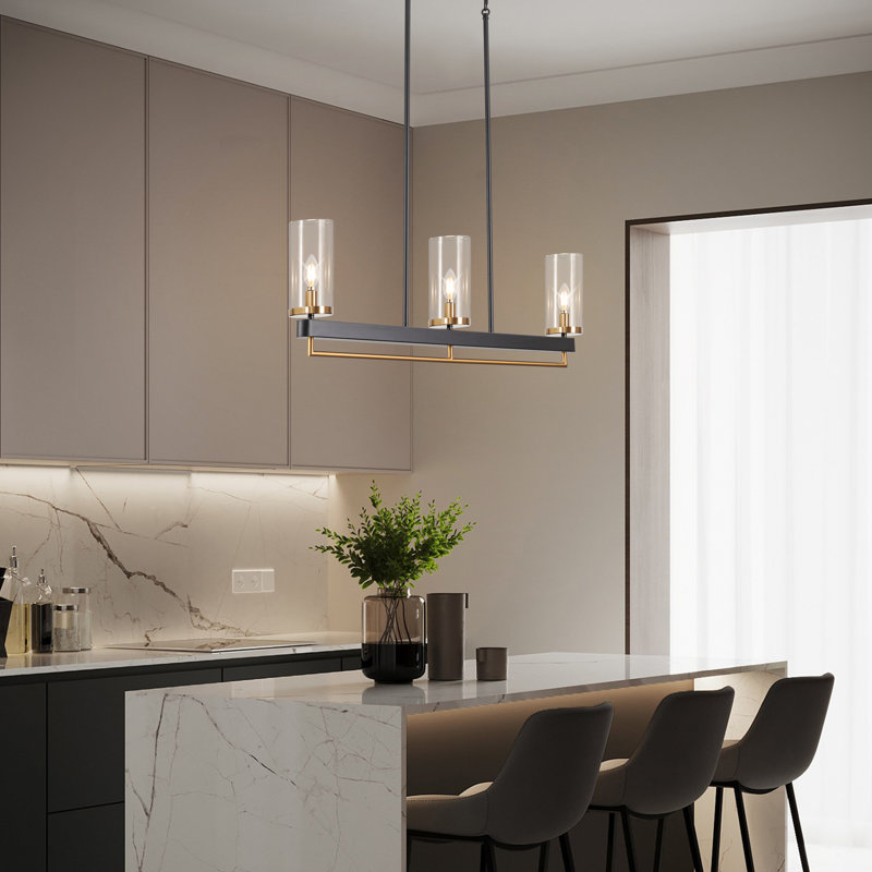 Lustre de cuisine à 3 lumières Boydtown