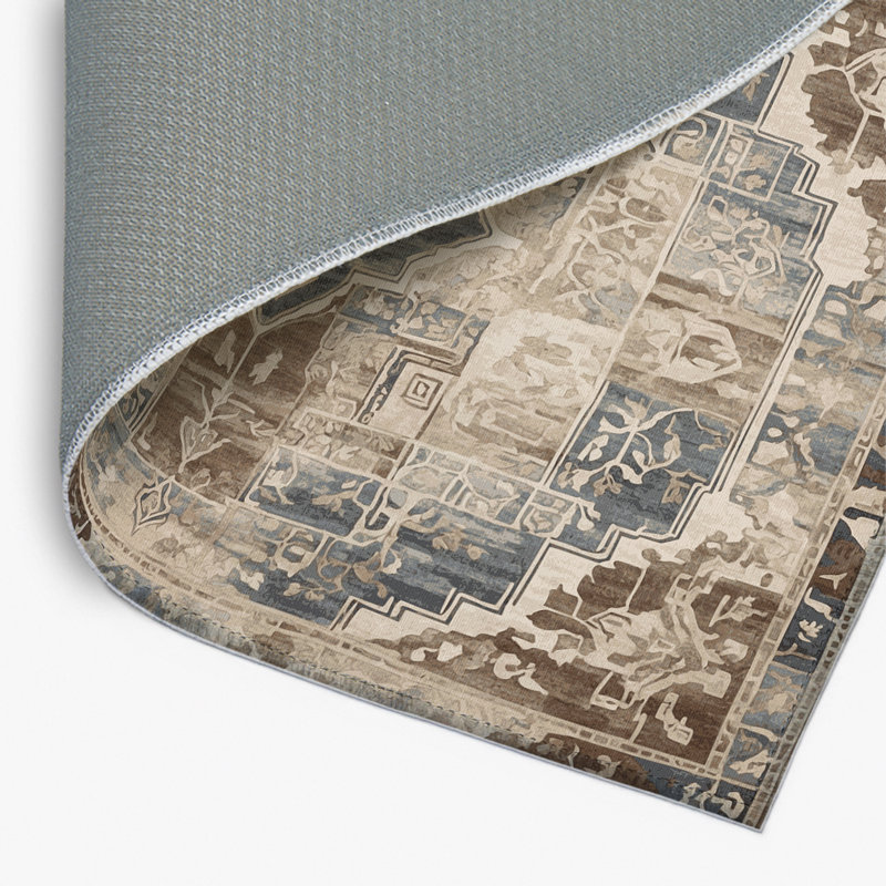 Tapis intérieur et extérieur Embroidered Memories, Rectangle 1 pi 6 po x 2 pi 6 po