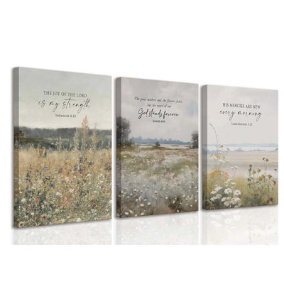 3 Piece Wrapped Canvas Print
