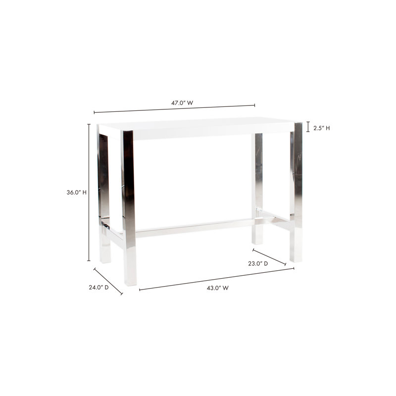 Dining Table, Counter Height (36" Height), White