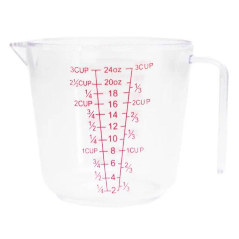 Better Houseware 24-Oz. Clear Acrylic Measuring Cup with Handle