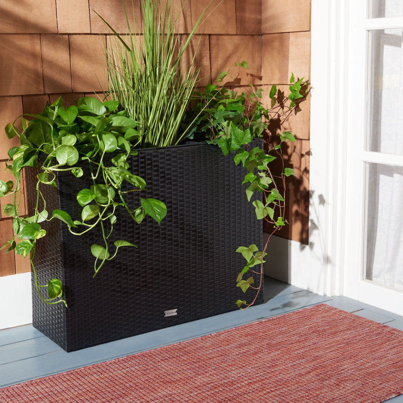 Rita Planter Box, Black