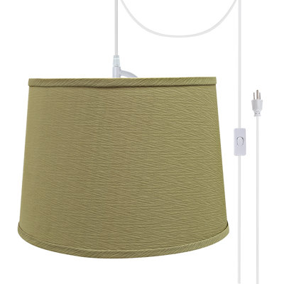 Luminaire suspendu tambour simple à 1 lumière Beale