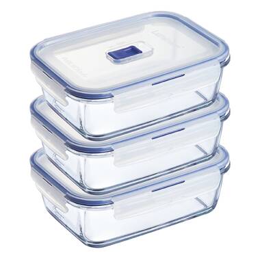 Glasslock 7-Pack Multisize Glass Bpa-free Reusable Food Storage