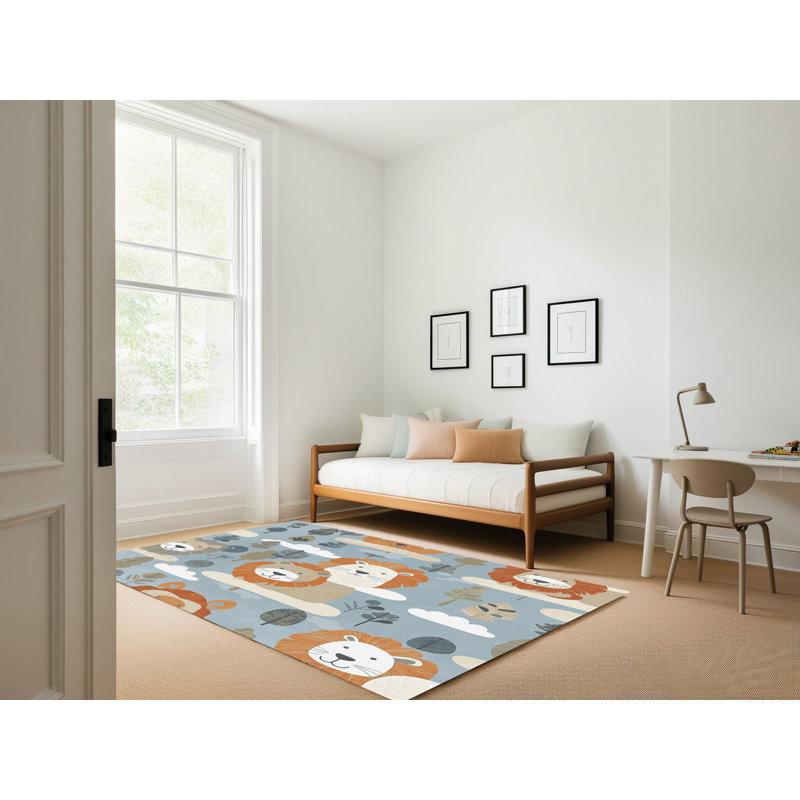 Tapis pour enfants East Urban Home, Rectangulaire 2 pi x 3 pi