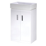 Checkers 450 450mm Single Bathroom Vanity with Integrated Basin
