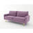 Doran 70'' Velvet Round Arm Sofa-1089566268