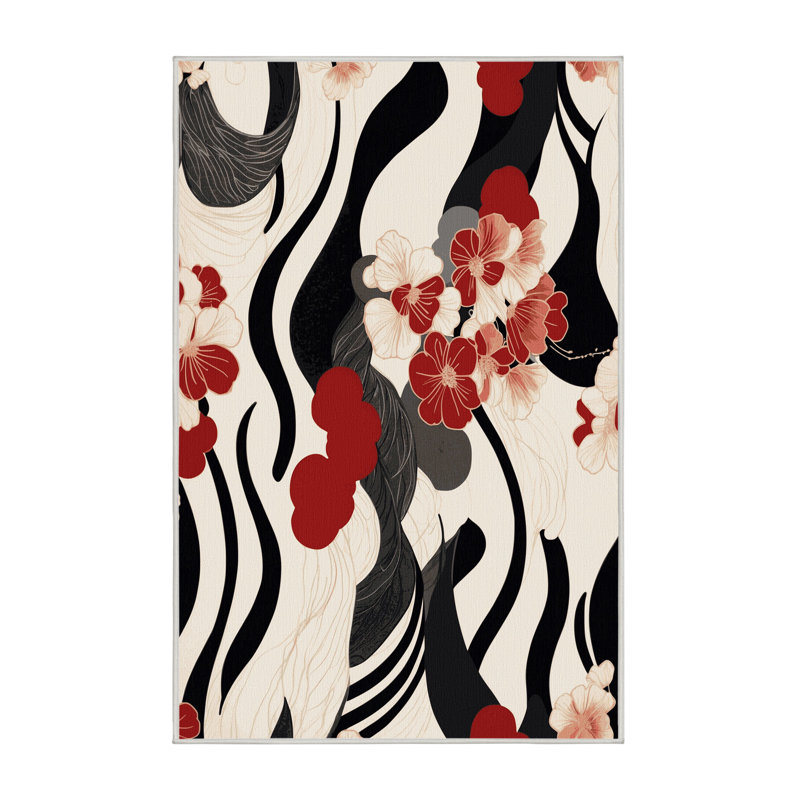 Cherry Horizon Rug, Rectangle 2' x 3'
