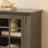 70" TV Stand With 2-Door Storage, Faux Stone Media Console Cabinet-409675432