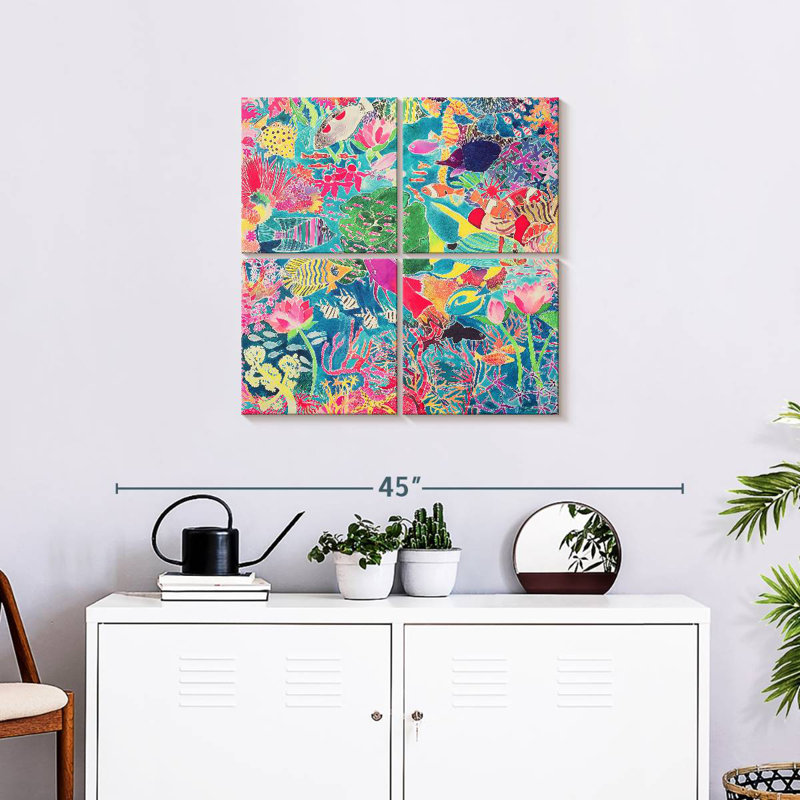 Brampt Underwater Rainbow, 26" H x 26" W
